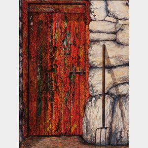 John Verling (Irish, 1943-2009) Red Door and Sprong
