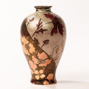 Ernst Wahliss Art Nouveau "Pergamon" Ceramic Vase