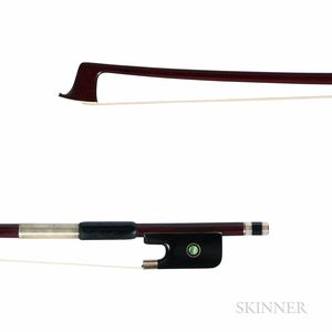 Silver-mounted Viola Bow