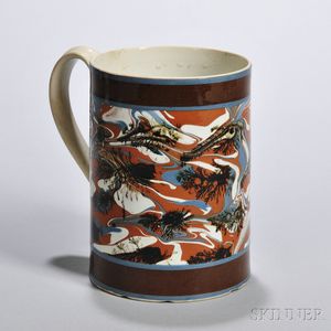 Mocha-decorated Pearlware Mug