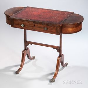 Regency Inlaid Reading Table