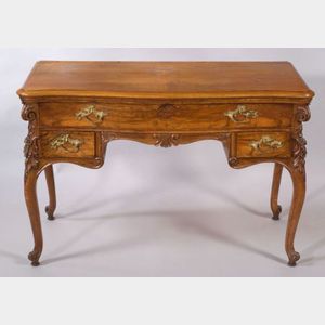 Louis XV Style Walnut Dressing Table