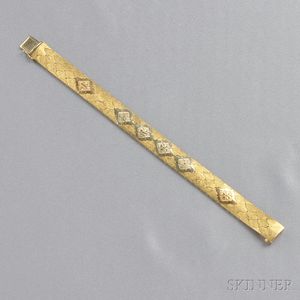 18kt Gold Tricolor Bracelet