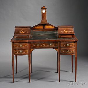 Maple & Co. Edwardian Mahogany Writing Desk