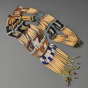Plains Woman's Hairpipe Necklace