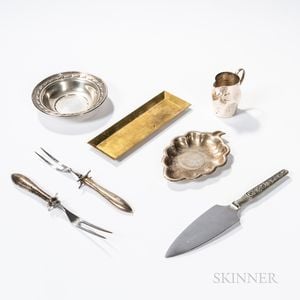 Group of Mostly Silver Table Items