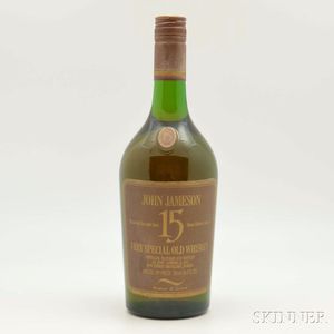John Jameson Very Special Old Whiskey 15 Years Old