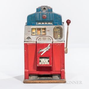 Coin Operated Five Cent Slot Machine