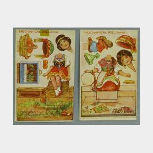 Two Tuck Mechanical Doll Series Post Cards