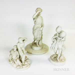 William Brodie "Sunshine" Parian Figure and Two Others