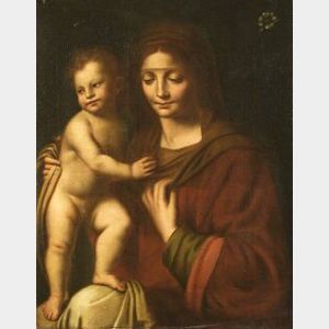 Italian School, 19th Century Madonna and Child