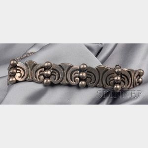 Mexican Sterling Silver Bracelet, Lopez