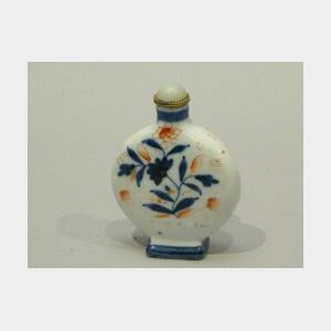 Chinese Imari Porcelain Snuff Bottle.