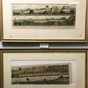 Two Framed Raphael Tuck & Sons Railway Lithographs