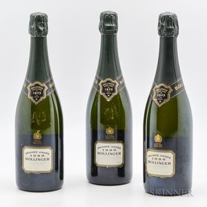 Bollinger Grande Annee 1990, 3 bottles