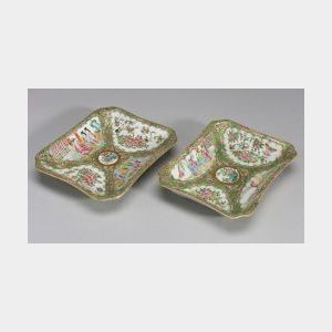 Pair of Rectangular Open Serving Dishes