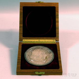 Christopher Columbus 500th Anniversary Commemorative .999 Silver Medallion