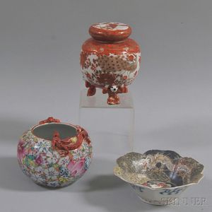 Three Pieces of Japanese Porcelain