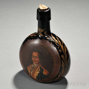 Paint-decorated Flask