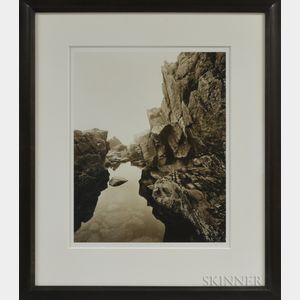 Carl Hyatt (American, 20th/21st Century) Rocks and Tidepool, New Hampshire