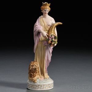 Berlin Porcelain Figure of Fortuna