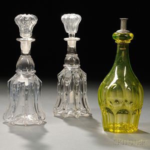 Three Pieces of Glass Tableware