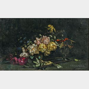Abbott Fuller Graves (American, 1859-1936) Still Life with Roses