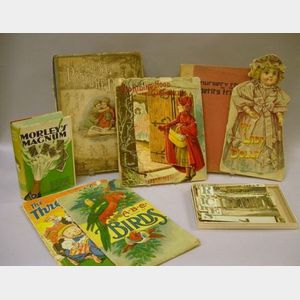 Child's ABC Puzzle, Six Children's Books, and Morley's Magnum.