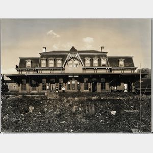 Walker Evans (American, 1903-1975) Railroad Depot, Bethlehem, Pennsylvania