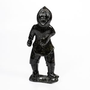 Inuit Soapstone Figural Carving
