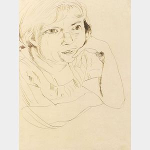 William Zorach (American, 1887-1966) Portrait of Marguerite