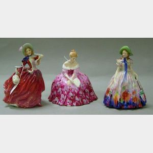 Three Royal Doulton Porcelain Figures