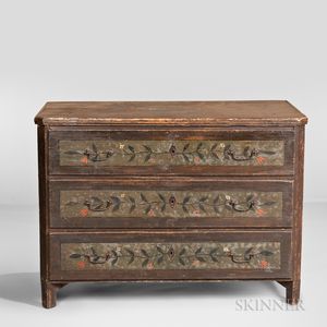 Continental Painted Chest of Drawers