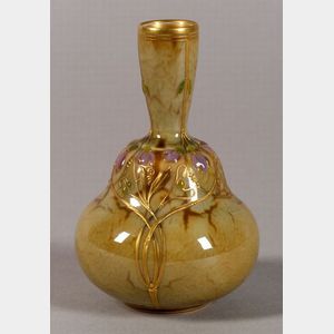 KPM Art Nouveau Porcelain Bud Vase
