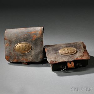 Two Identified Model 1855 Cartridge Boxes