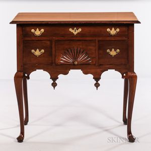 Queen Anne Fan-carved Cherry Dressing Chest