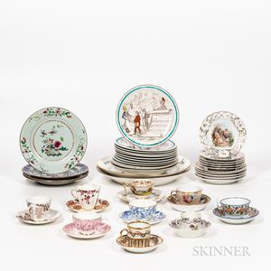 Group of Continental Porcelain Tableware