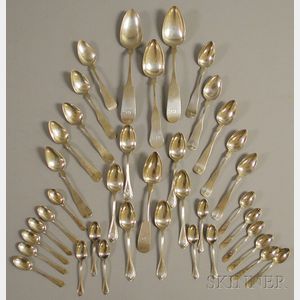 Group of Various Sterling and Coin Silver Spoons
