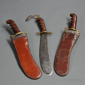Three Model 1904 Hospital Bolo Knives