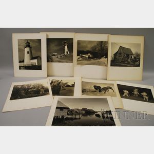 Thirteen Lloyd M. Hall Black and White Photographs
