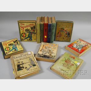 Twelve Assorted L. Frank Baum Wizard of Oz Books