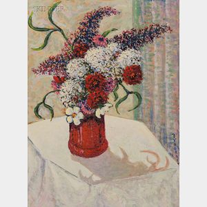 Benjamin George Vaganov (Russian/American, 1896-1981) Flower Arrangement #2
