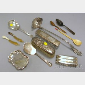 Group of Silver and Silver Plate Serving and Table Items