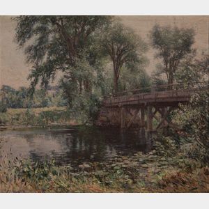 John McLure Hamilton (American, 1853-1936) View of the North Bridge