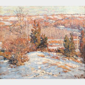 William Lester Stevens (American, 1888-1969) Early Snow