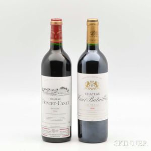 Mixed Bordeaux 1996 Lot, 2 bottles