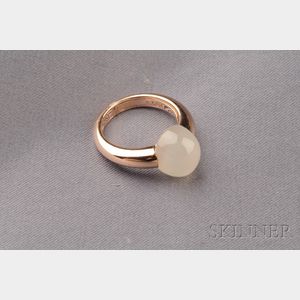 18kt Rose Gold and Moonstone Ring