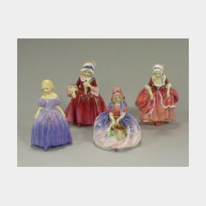 Four Royal Doulton Ceramic Figures