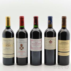 Mixed Bordeaux 1998 Lot, 5 bottles