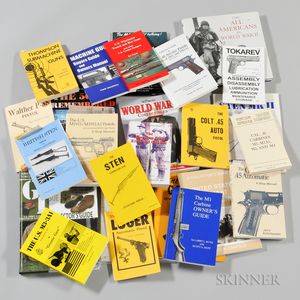 Group of Military History Books and Weapons Manuals